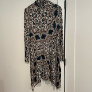 Maeve turtleneck long sleeve dress